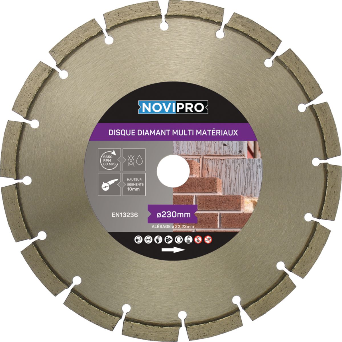 Novipro Disque Diamant Novipro Avec Segments Soud S Laser Multi