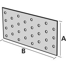 SIMPSON STRONG TIE Plaque perforée 2x120x40mm Asturienne